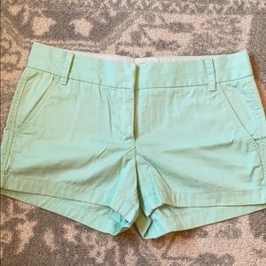 J. Crew Mint Green Chino Shorts - image 1